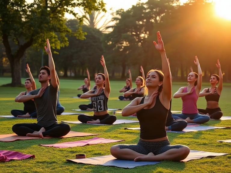 Outdoor Yoga Classes in Adyar